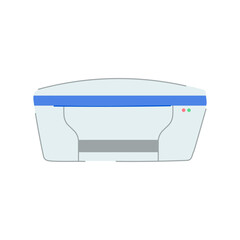 print printer paper cartoon vector illustration