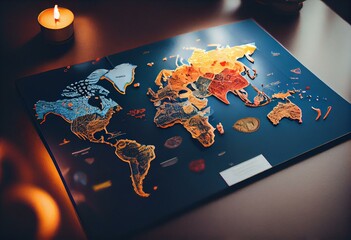 Carte Mondiale. Generative AI