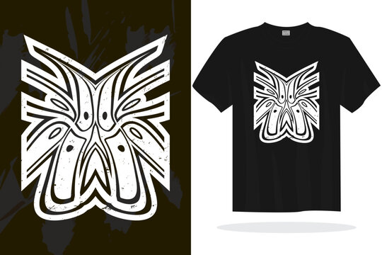 Modern t shirt design vector template with random graphics