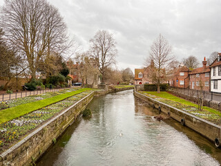 River Stour, Canterbury, Kent, UK