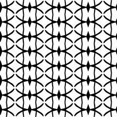 Naklejka premium Abstract background with repeat pattern . Black and white color. Unique geometric vector swatch. Perfect for site backdrop, wrapping paper, wallpaper, textile and surface design. 