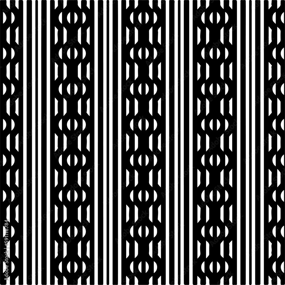 Wall mural Abstract background with repeat pattern . Black and white color. Unique geometric vector swatch. Perfect for site backdrop, wrapping paper, wallpaper, textile and surface design. 