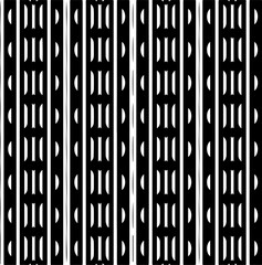Abstract background with repeat pattern . Black and white color. Unique geometric vector swatch. Perfect for site backdrop, wrapping paper, wallpaper, textile and surface design. 