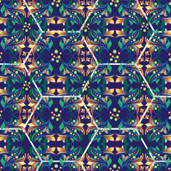 graphics curved flower pattern for background printing