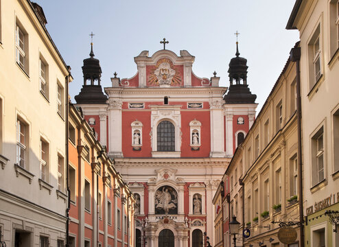 Collegiate church of Our Lady of Perpetual Help, Saint. Mary Magdalene and St. Stanisław Bishop (Poznan Fara) in Poznan. Poland