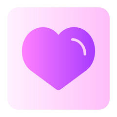 love gradient icon