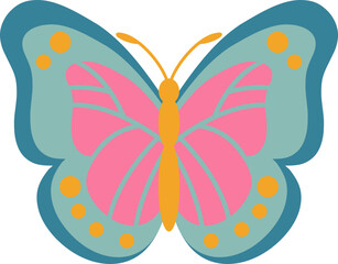 Retro Butterfly Illustration