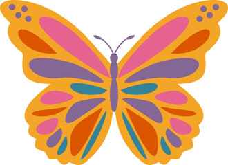 Retro Butterfly Illustration