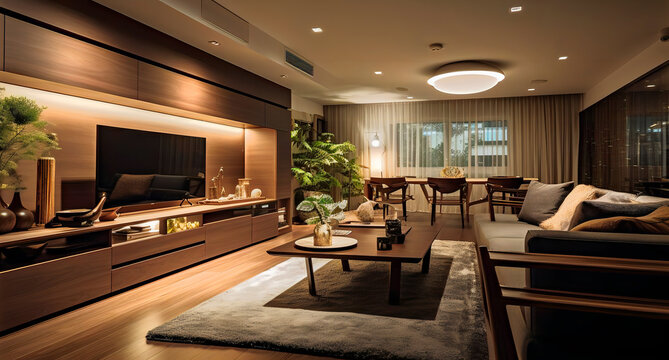 Grand LDK with Stunning Interior Design - Generative AI