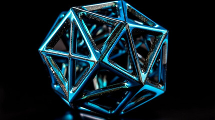 geometric illustration dodecahedron