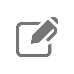 Pen and sign form fill vector icon. Edit, contact or document symbol.