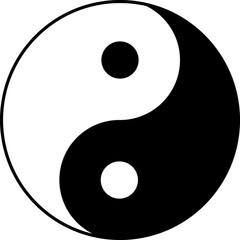 Yin yang, symbol of masculine feminine, struggle of opposites in Chinese philosophy.