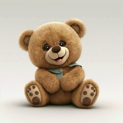 Obraz premium teddy bear on white background