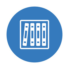 Books, library icon.