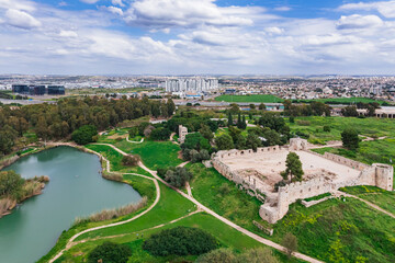 The lake brings coolness.