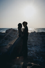 ウェディングシルエット