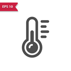 Thermometer Icon. Temperature, Weather, Heat, Cold