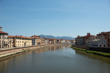 Fluss in Florenz