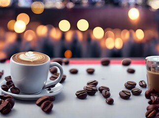 Obraz premium A Cup of Coffee for Cozy Moments. 