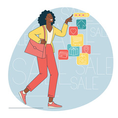 Online and mobile shopping.