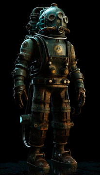 diesel punk scuba diver