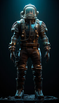 diesel punk scuba diver