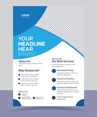 a4 flyer modern design template, poster template design, proposals template design