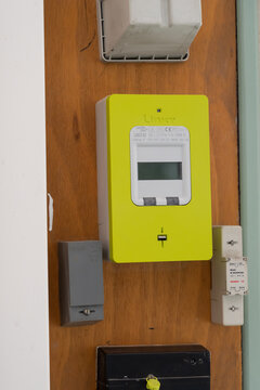 compteur Linky install&eacute; dans une maison