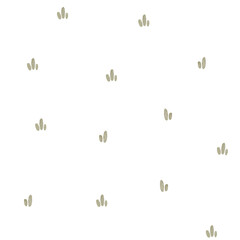 Seamless children watercolor minimalistic pattern with little grass. For fabric, textile, wrapping