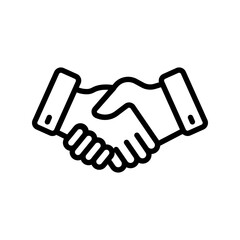 Obraz premium handshake illustration