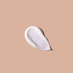 Smears of cream or lotion, cosmetics concept