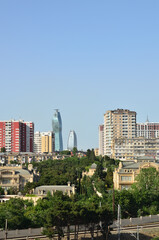 One of the views of the city of Baku