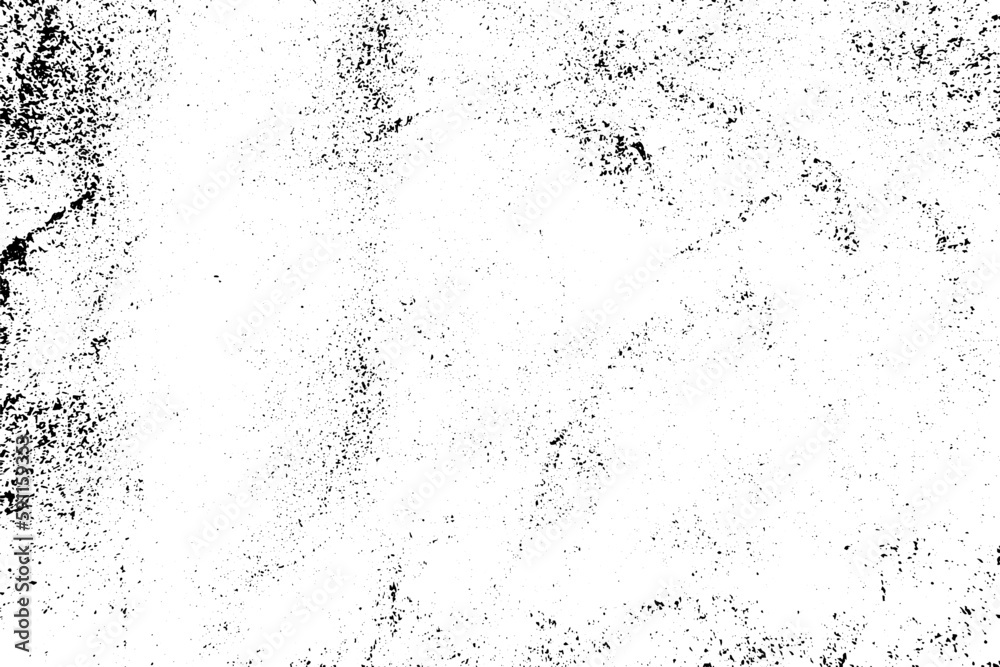 Canvas Prints Grunge black and white scratched textured background. Abstract messy and distressed element. (vector)