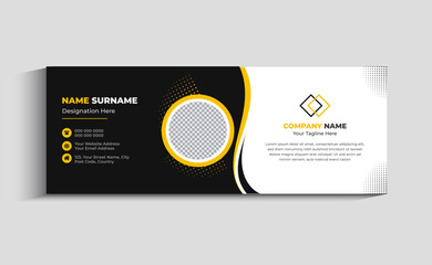 Corporate Business email signature Template Design