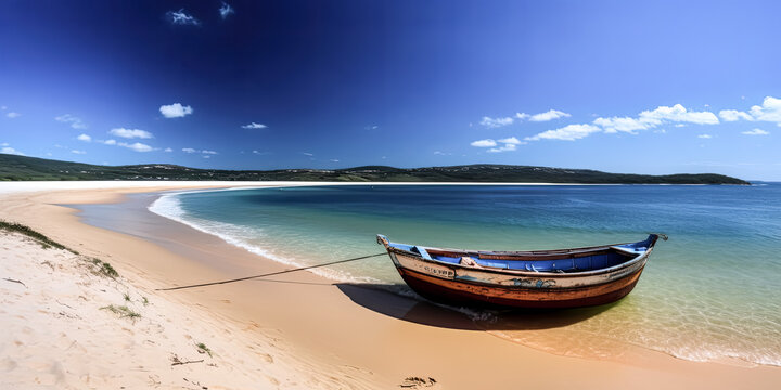 A vehicle transportation image in high definition and blue wallpapers was created by Pontal do Paran - generative ai