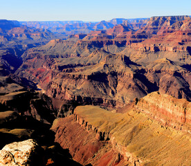 Hazy Blue Sky Grand Canyon Arizona