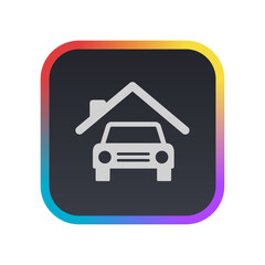Car Garage - Pictogram (icon) 
