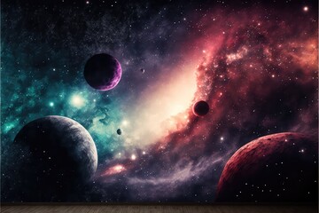 Obraz na płótnie Canvas gazing at the sky a guide to astronomy and astrology generative ai