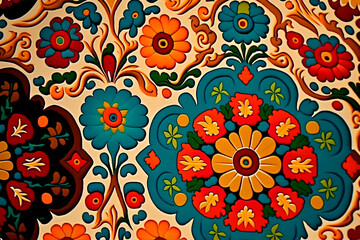 Uzbek fabric background