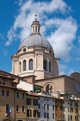 Fototapeta na wymiar basilica of Sant'Andrea, Mantua, Lombardy, Italy