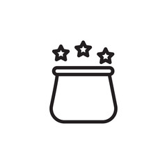 Circus Festival Magic Outline Icon