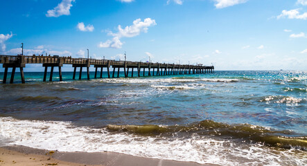 Fototapeta premium Dania Beach Pier in Florida