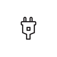 Automobile Electricity Service Outline Icon