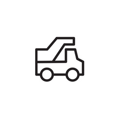 Car Service Stairs Outline Icon