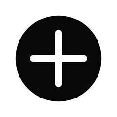 Plus symbol icon vector illustration logo