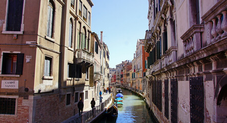 Plakat Die Kanäle Venedigs