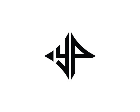 YP logo design vector template
