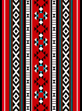 Arab Bedouin Style Detailed Traditional Retro Sadu Red Rug Vintage Pattern