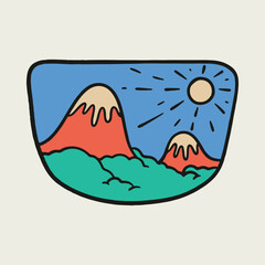 Beauty nature graphic illustration vector art t-shirt design