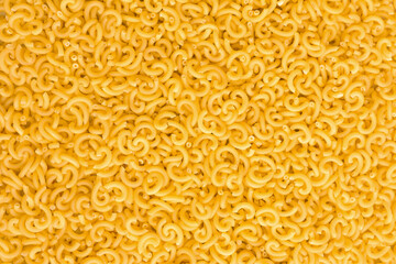 Raw Italian pasta fideua.Pasta for paella and for typical food from Valencia